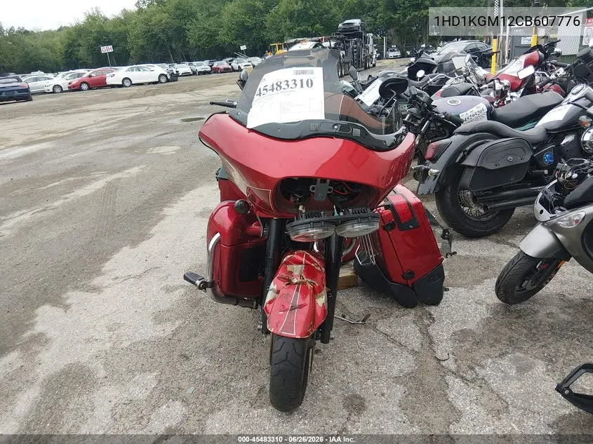 2012 Harley-Davidson Fltru Road Glide Ultra VIN: 1HD1KGM12CB607776 Lot: 45483310