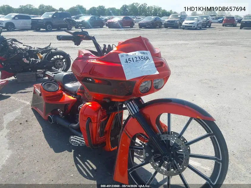 2013 Harley-Davidson Fltrx Road Glide Custom VIN: 1HD1KHM19DB657694 Lot: 45123568