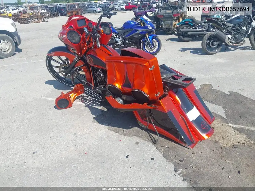 2013 Harley-Davidson Fltrx Road Glide Custom VIN: 1HD1KHM19DB657694 Lot: 45123568