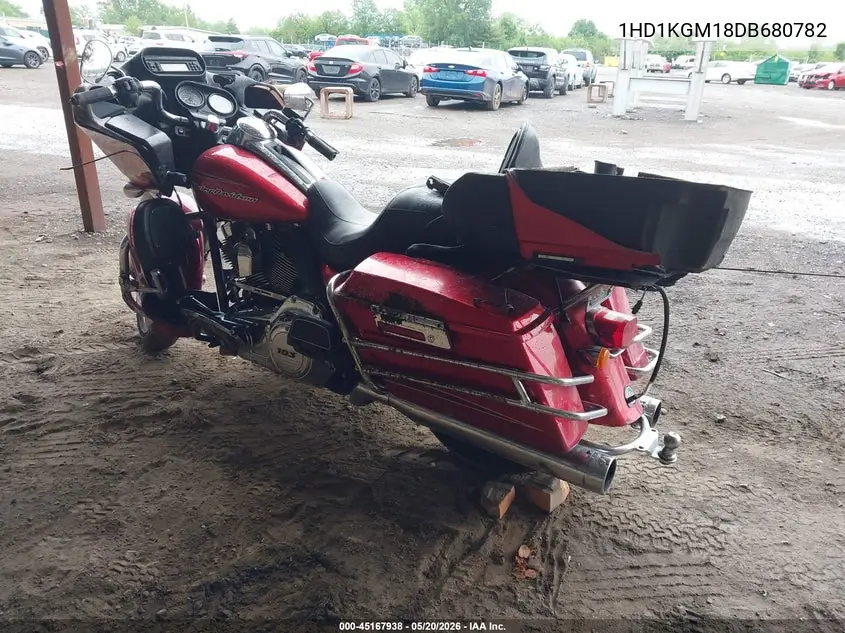 2013 Harley-Davidson Fltru Road Glide Ultra VIN: 1HD1KGM18DB680782 Lot: 45167938