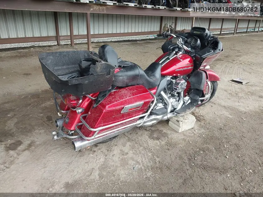 2013 Harley-Davidson Fltru Road Glide Ultra VIN: 1HD1KGM18DB680782 Lot: 45167938