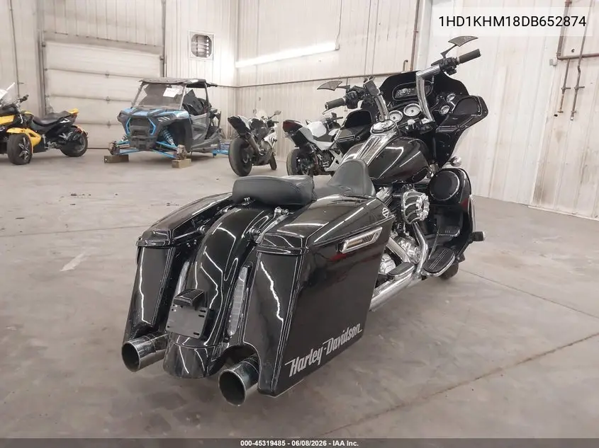2013 Harley-Davidson Fltrx Road Glide Custom VIN: 1HD1KHM18DB652874 Lot: 45319485