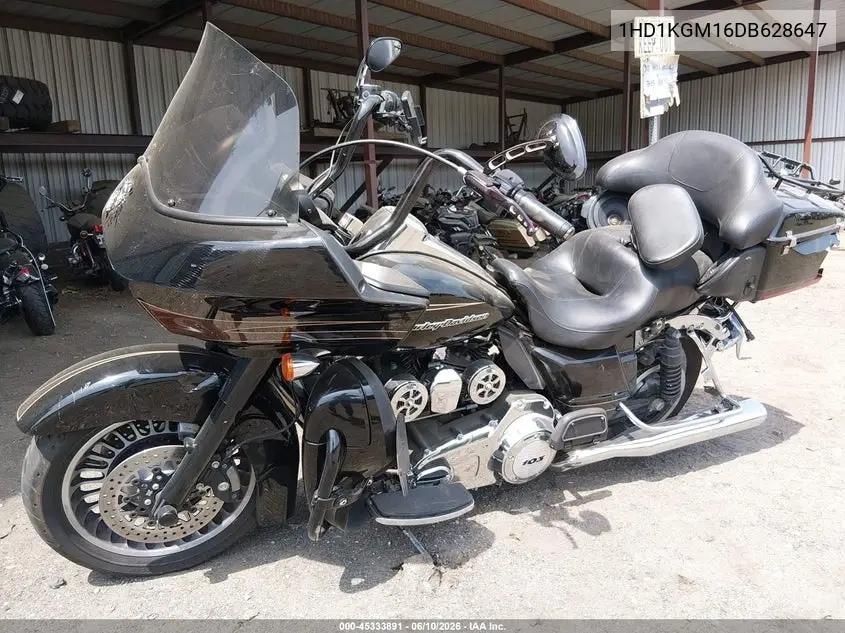 2013 Harley-Davidson Fltru Road Glide Ultra VIN: 1HD1KGM16DB628647 Lot: 45333891