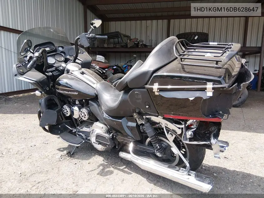 2013 Harley-Davidson Fltru Road Glide Ultra VIN: 1HD1KGM16DB628647 Lot: 45333891