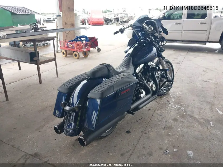 2013 Harley-Davidson Fltrx Road Glide Custom VIN: 1HD1KHM18DB648615 Lot: 45345937