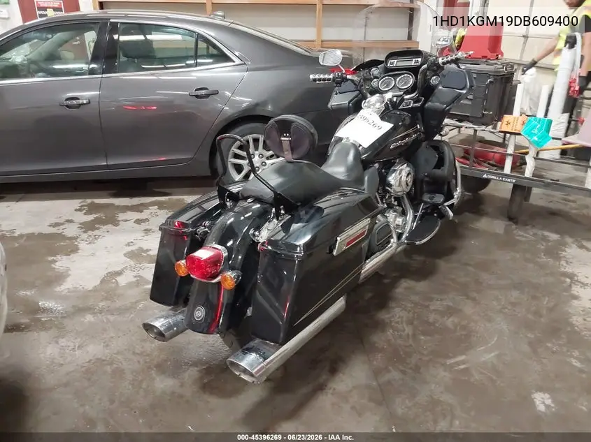 2013 Harley-Davidson Fltru Road Glide Ultra VIN: 1HD1KGM19DB609400 Lot: 45396269