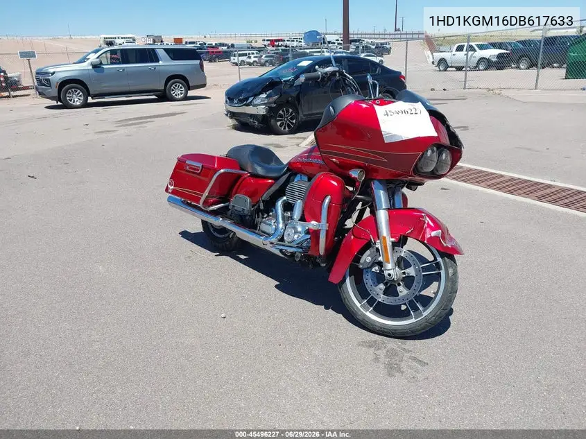 2013 Harley-Davidson Fltru Road Glide Ultra VIN: 1HD1KGM16DB617633 Lot: 45496227
