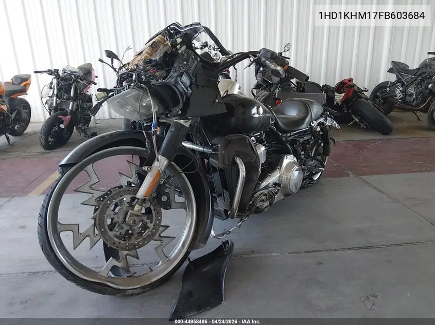 2015 Harley-Davidson Fltrx Road Glide VIN: 1HD1KHM17FB603684 Lot: 44958406