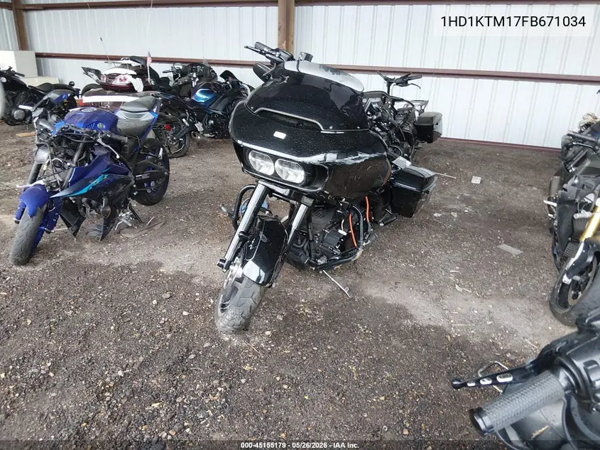 2015 Harley-Davidson Fltrxs Road Glide Special VIN: 1HD1KTM17FB671034 Lot: 45155179