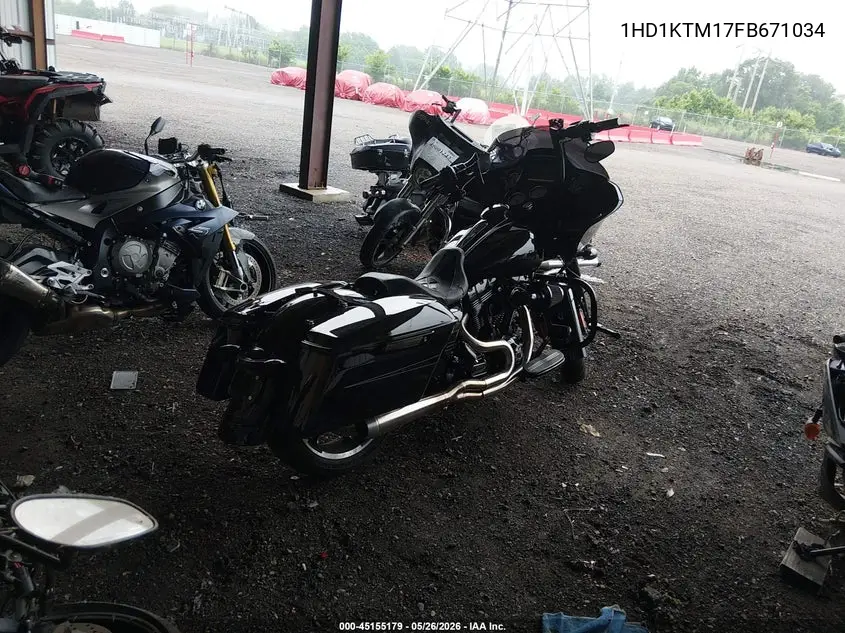 2015 Harley-Davidson Fltrxs Road Glide Special VIN: 1HD1KTM17FB671034 Lot: 45155179
