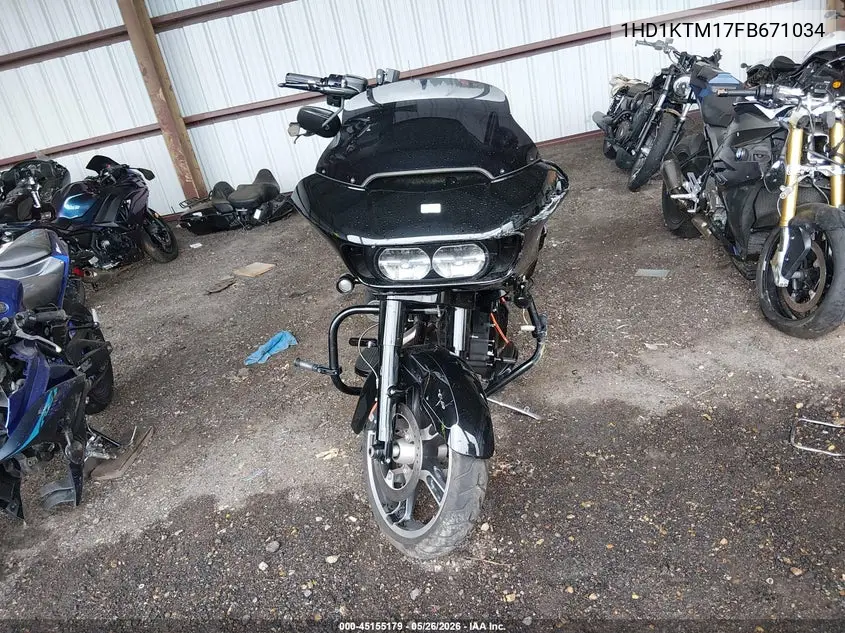 2015 Harley-Davidson Fltrxs Road Glide Special VIN: 1HD1KTM17FB671034 Lot: 45155179