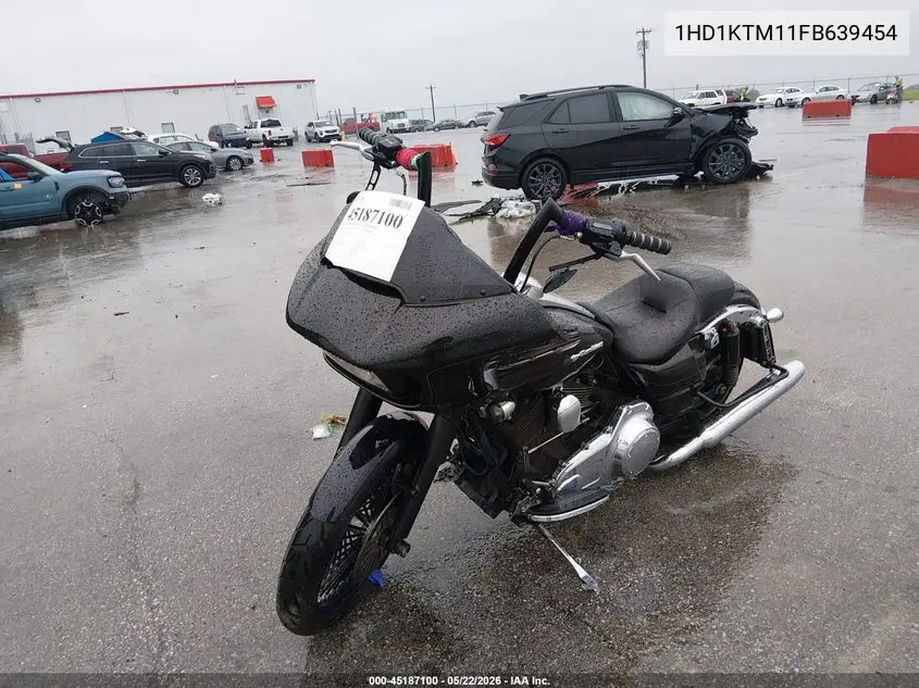 2015 Harley-Davidson Fltrxs Road Glide Special VIN: 1HD1KTM11FB639454 Lot: 45187100