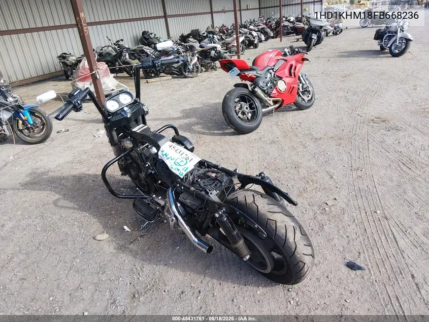 2015 Harley-Davidson Fltrx Road Glide VIN: 1HD1KHM18FB668236 Lot: 45431761