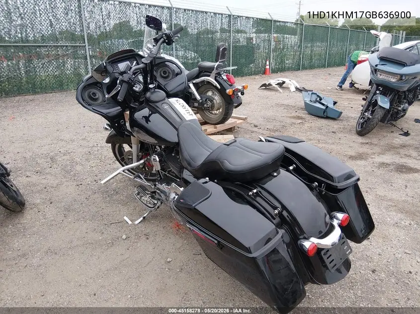 2016 Harley-Davidson Fltrx Road Glide VIN: 1HD1KHM17GB636900 Lot: 45158278
