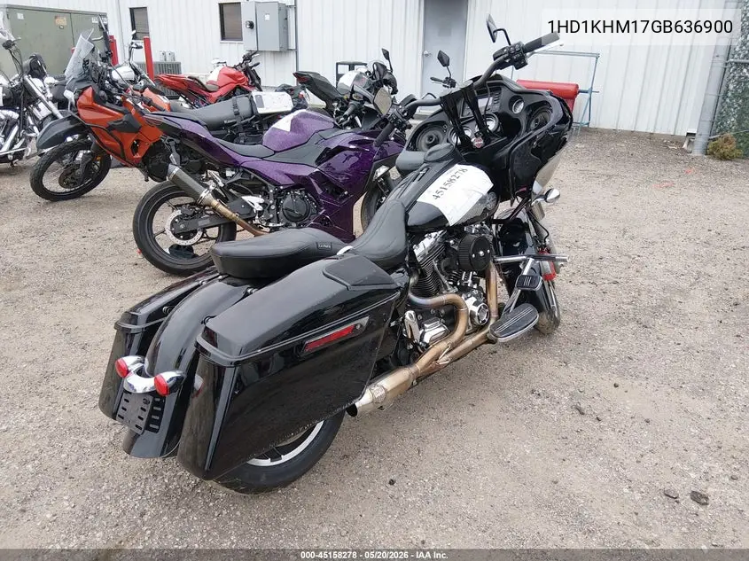 2016 Harley-Davidson Fltrx Road Glide VIN: 1HD1KHM17GB636900 Lot: 45158278