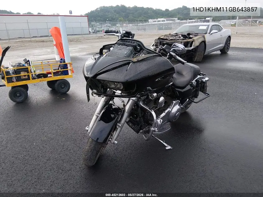 2016 Harley-Davidson Fltrx Road Glide VIN: 1HD1KHM11GB643857 Lot: 45212603