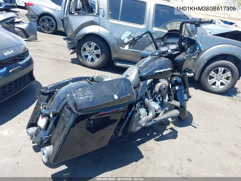 2016 Harley-Davidson Fltrx Road Glide VIN: 1HD1KHM38GB617306 Lot: 45318425