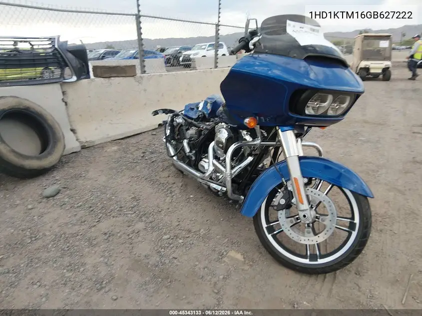 2016 Harley-Davidson Fltrxs Road Glide Special VIN: 1HD1KTM16GB627222 Lot: 45343133