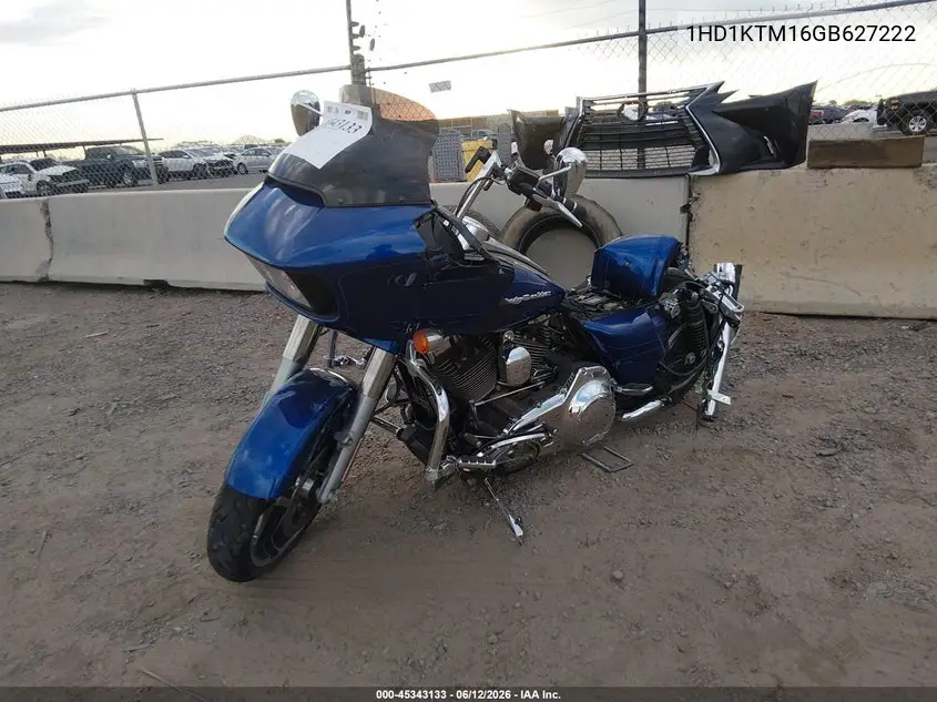 2016 Harley-Davidson Fltrxs Road Glide Special VIN: 1HD1KTM16GB627222 Lot: 45343133