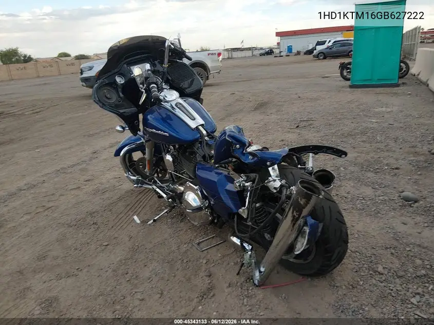 2016 Harley-Davidson Fltrxs Road Glide Special VIN: 1HD1KTM16GB627222 Lot: 45343133