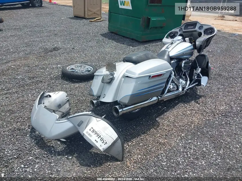 2016 Harley-Davidson Fltruse Cvo Road Glide VIN: 1HD1TAN18GB959288 Lot: 45446683