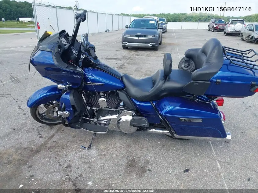 2016 Harley-Davidson Fltru VIN: 1HD1KGL15GB647146 Lot: 45579726
