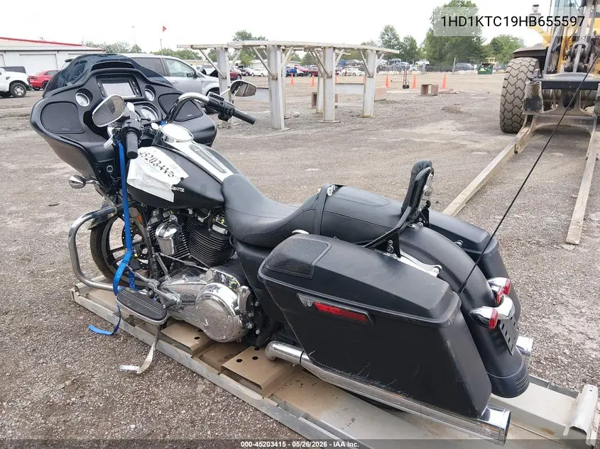 2017 Harley-Davidson Fltrxs Road Glide Special VIN: 1HD1KTC19HB655597 Lot: 45203415