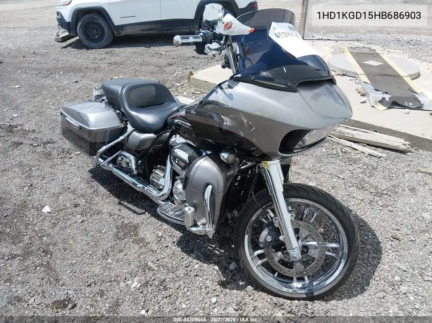 2017 Harley-Davidson Fltru VIN: 1HD1KGD15HB686903 Lot: 45209646