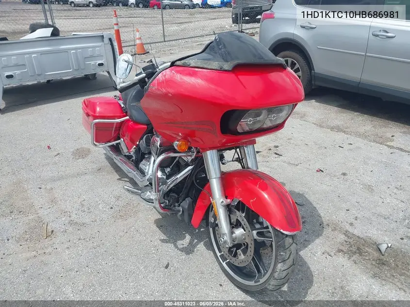 2017 Harley-Davidson Fltrxs Road Glide Special VIN: 1HD1KTC10HB686981 Lot: 45311023