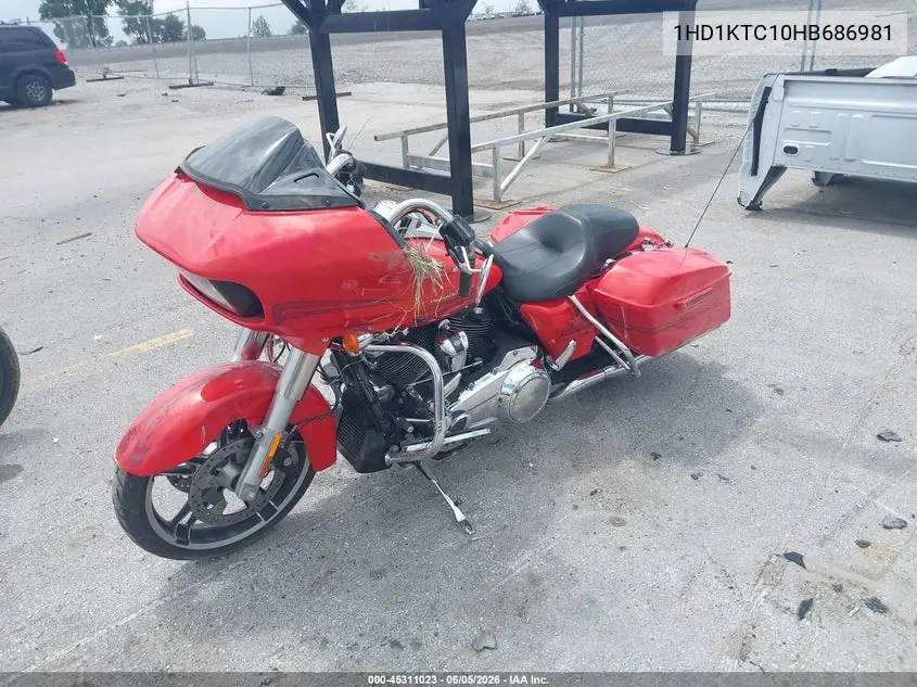 2017 Harley-Davidson Fltrxs Road Glide Special VIN: 1HD1KTC10HB686981 Lot: 45311023