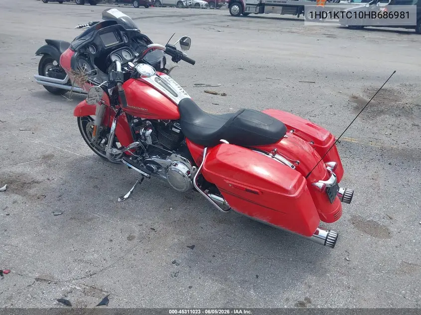 2017 Harley-Davidson Fltrxs Road Glide Special VIN: 1HD1KTC10HB686981 Lot: 45311023