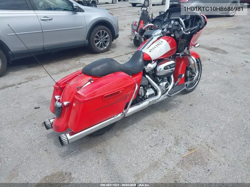 2017 Harley-Davidson Fltrxs Road Glide Special VIN: 1HD1KTC10HB686981 Lot: 45311023