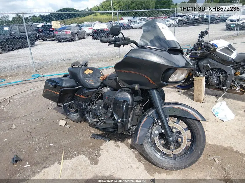 2017 Harley-Davidson Fltru VIN: 1HD1KGD1XHB672236 Lot: 45370194