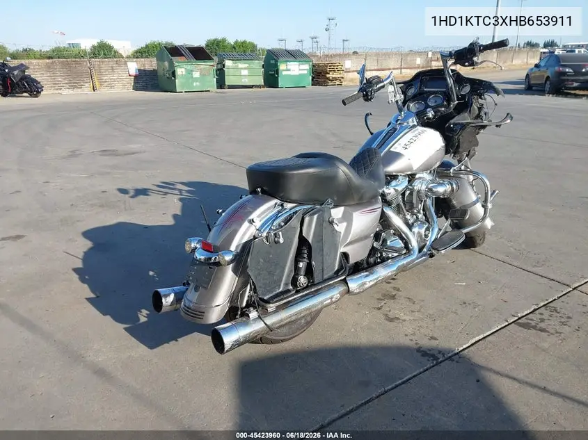 2017 Harley-Davidson Fltrxs Road Glide Special VIN: 1HD1KTC3XHB653911 Lot: 45423960