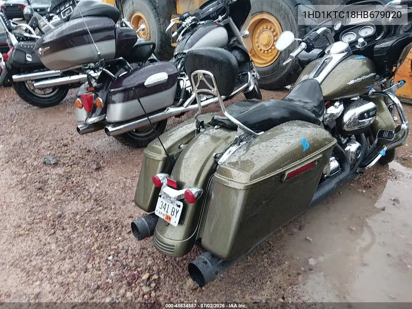 2017 Harley-Davidson Fltrxs Road Glide Special VIN: 1HD1KTC18HB679020 Lot: 45534557