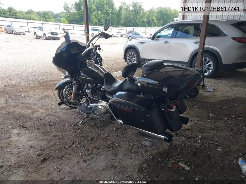 2017 Harley-Davidson Fltrxs Road Glide Special VIN: 1HD1KTC19HB617741 Lot: 45551375