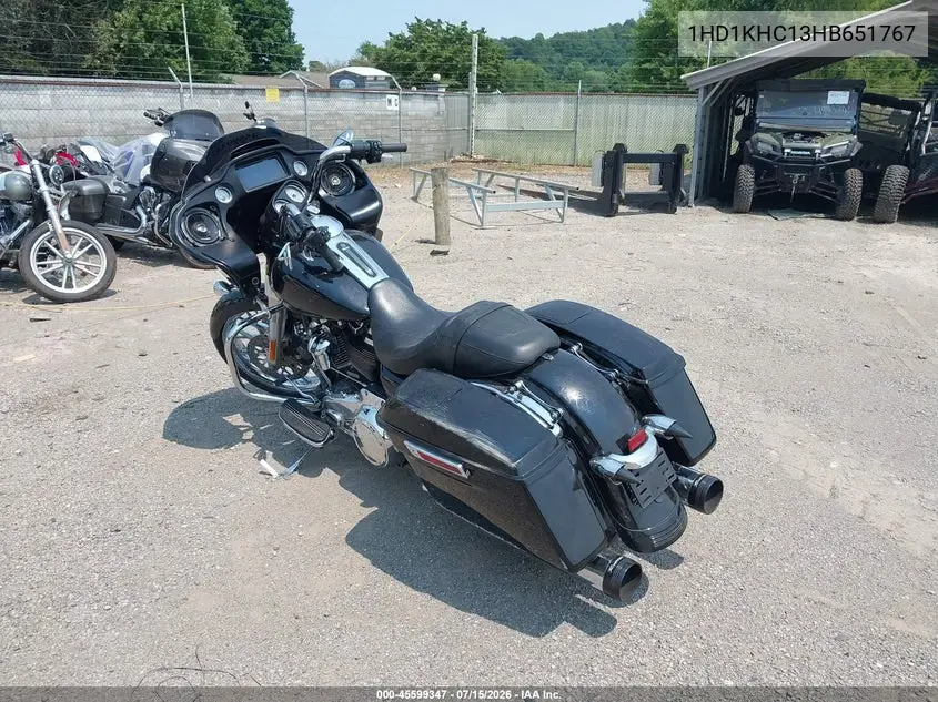 2017 Harley-Davidson Fltrx Road Glide VIN: 1HD1KHC13HB651767 Lot: 45599347