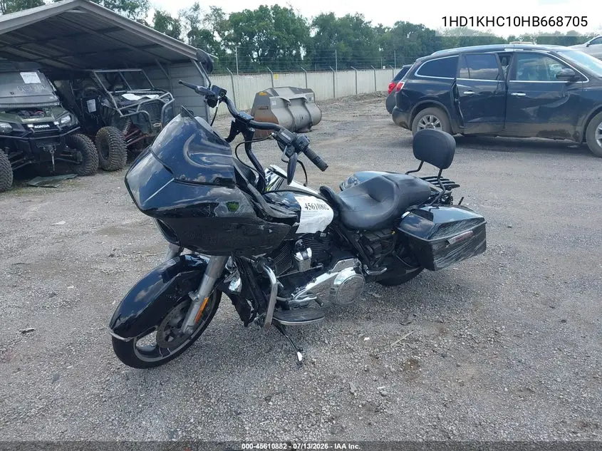 2017 Harley-Davidson Fltrx Road Glide VIN: 1HD1KHC10HB668705 Lot: 45610882