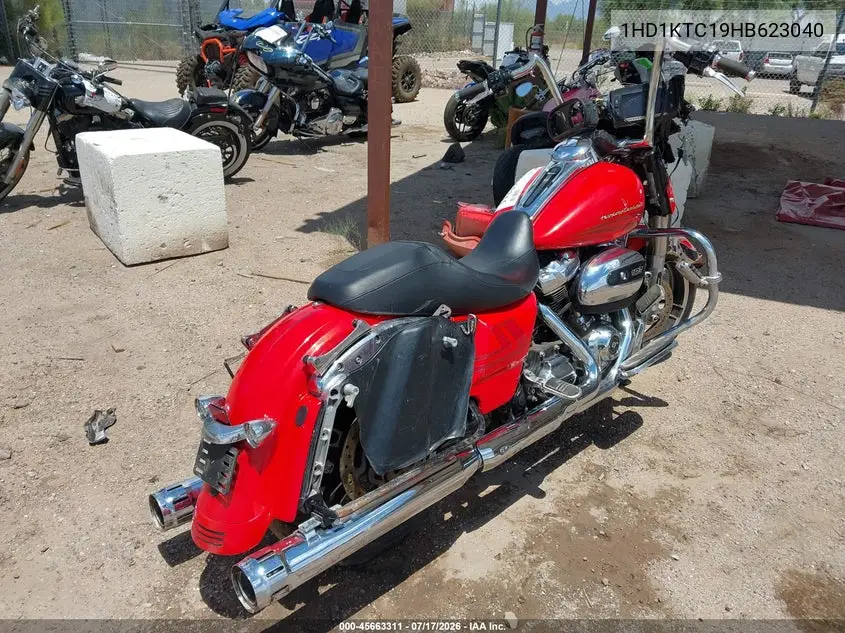 2017 Harley-Davidson Fltrxs Road Glide Special VIN: 1HD1KTC19HB623040 Lot: 45663311