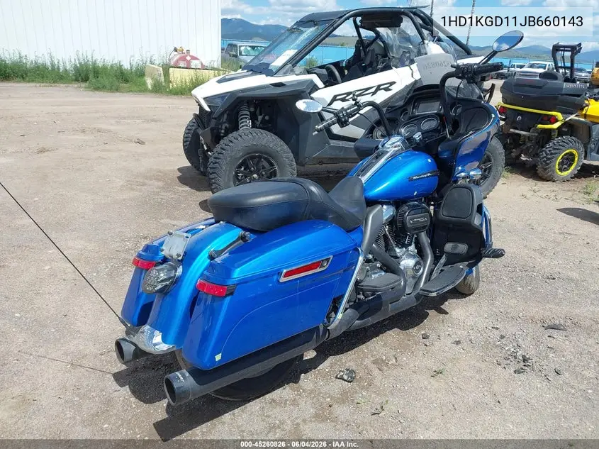 2018 Harley-Davidson Fltru VIN: 1HD1KGD11JB660143 Lot: 45260826