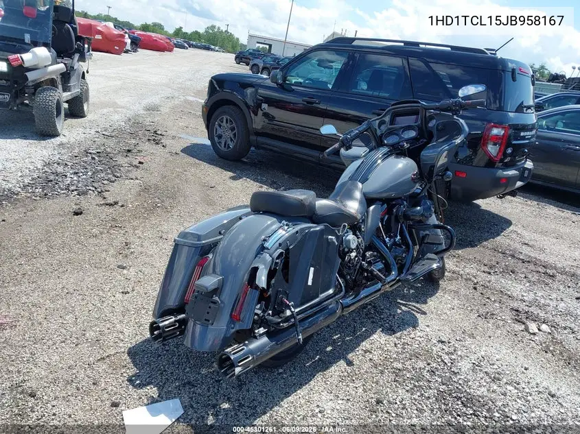 2018 Harley-Davidson Fltrxse Cvo Road Glide VIN: 1HD1TCL15JB958167 Lot: 45301261