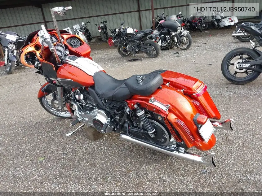 2018 Harley-Davidson Fltrxse Cvo Road Glide VIN: 1HD1TCL12JB950740 Lot: 45319376