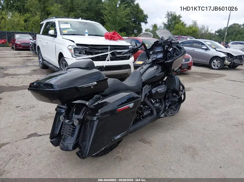 2018 Harley-Davidson Fltrxs Road Glide Special VIN: 1HD1KTC17JB601026 Lot: 45455892