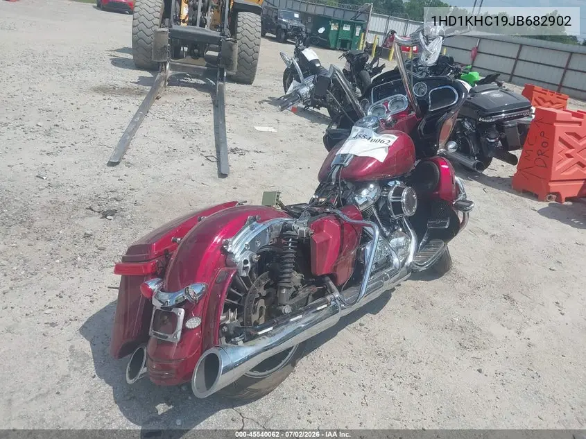 2018 Harley-Davidson Fltrx Road Glide VIN: 1HD1KHC19JB682902 Lot: 45540062