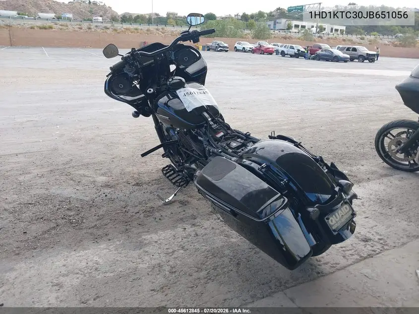 2018 Harley-Davidson Fltrxs Road Glide Special VIN: 1HD1KTC30JB651056 Lot: 45612845