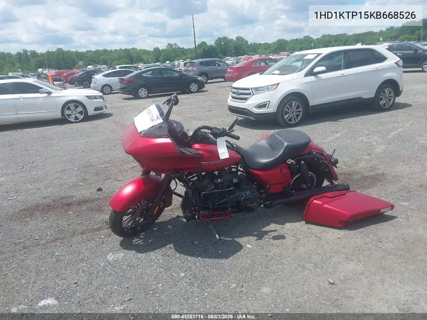 2019 Harley-Davidson Fltrxs VIN: 1HD1KTP15KB668526 Lot: 45251716