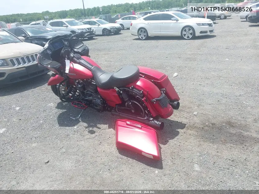2019 Harley-Davidson Fltrxs VIN: 1HD1KTP15KB668526 Lot: 45251716