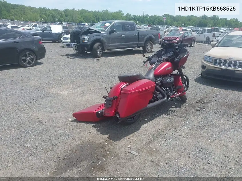 2019 Harley-Davidson Fltrxs VIN: 1HD1KTP15KB668526 Lot: 45251716