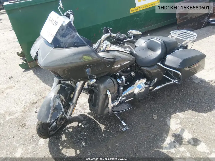 2019 Harley-Davidson Fltrx VIN: 1HD1KHC15KB680601 Lot: 45303120