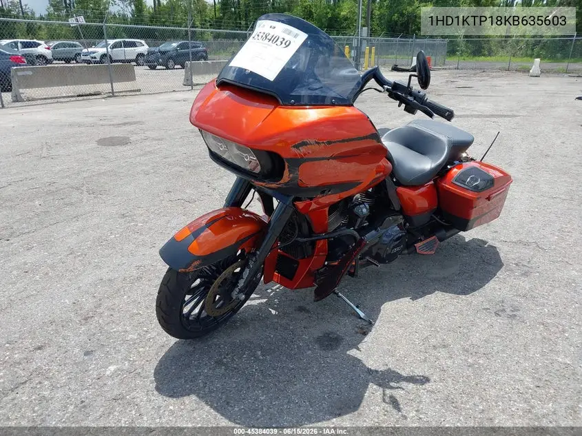 2019 Harley-Davidson Fltrxs VIN: 1HD1KTP18KB635603 Lot: 45384039